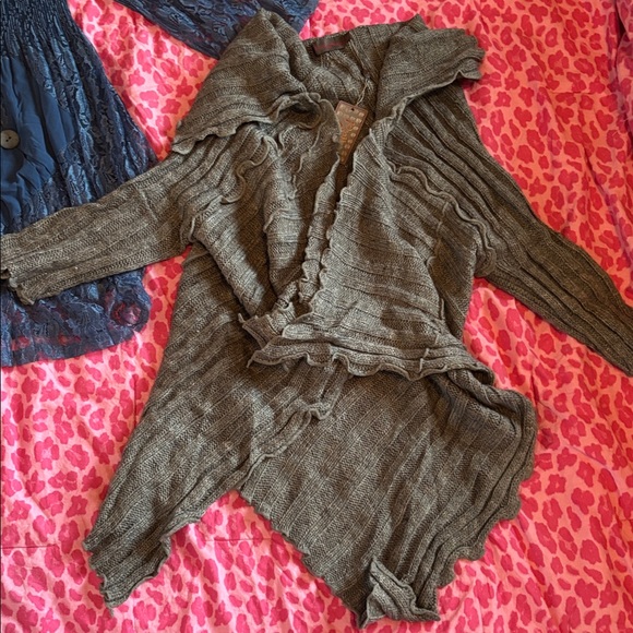 Pretty Angel Whimsygoth fairycore BUNDLE Large One Size dress, sweater, scarf - Picture 3 of 9